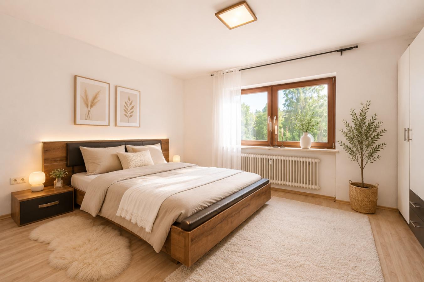 Einrichtungsbeispiel - Schlafzimmer