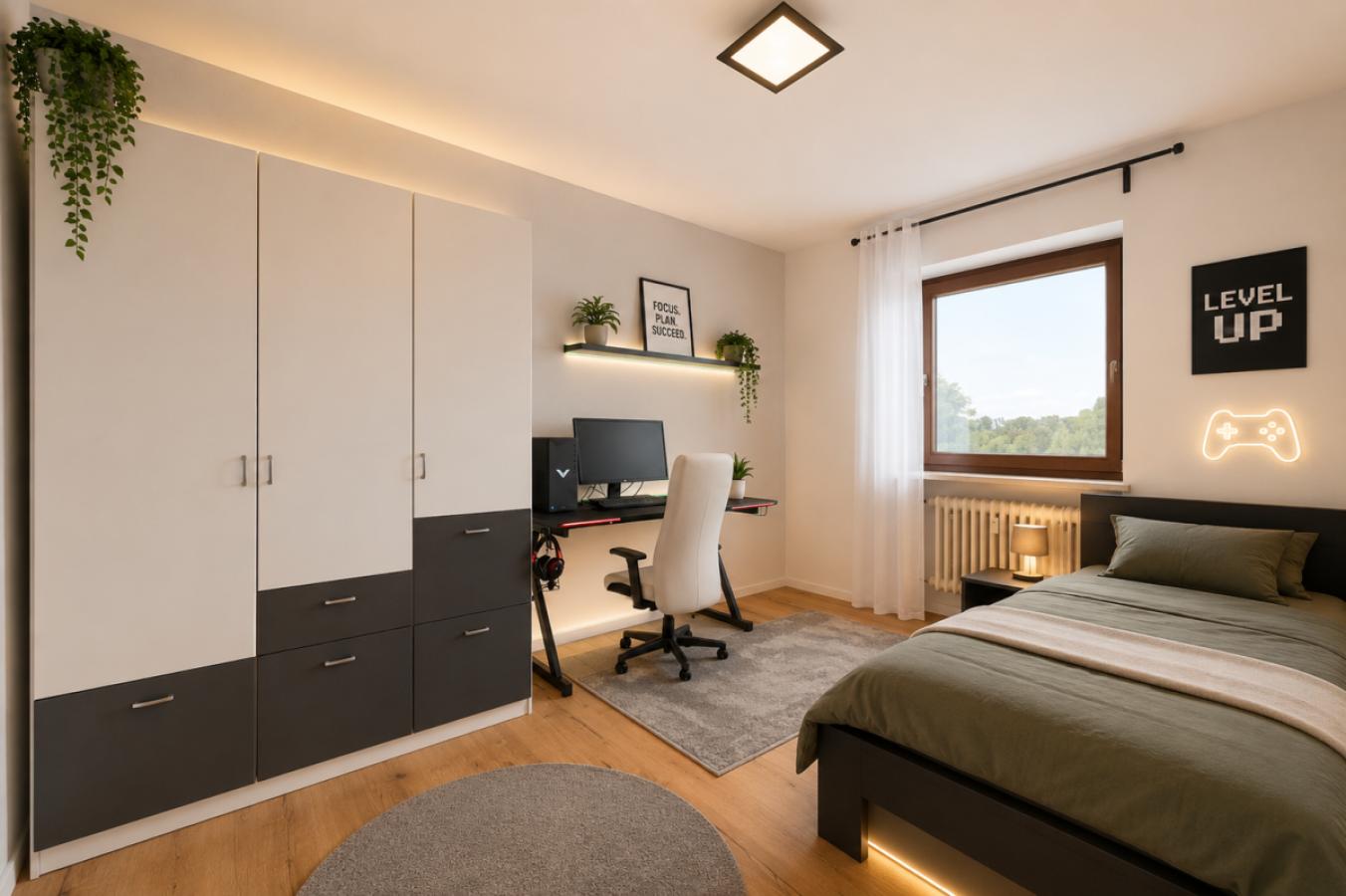 Einrichtungsbeispiel - Schlafzimmer