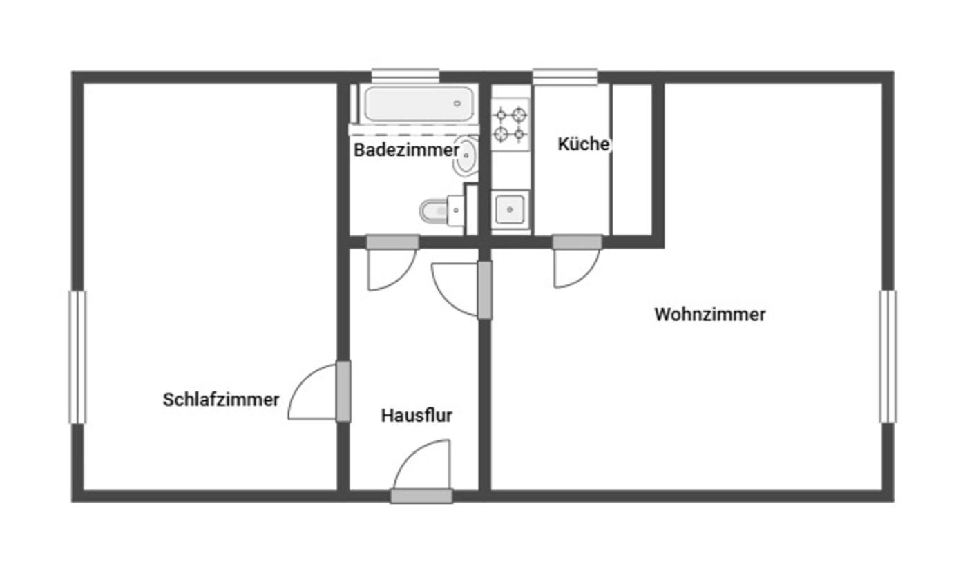 Grundriss Skizze
