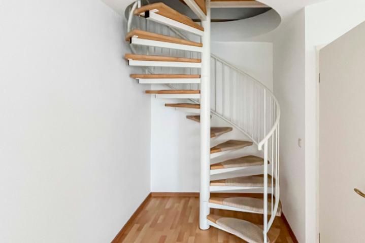 Formschöne Wendeltreppe