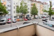 Blick vom Balkon