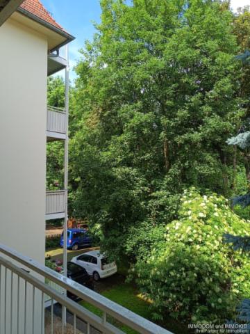 Blick vom Balkon