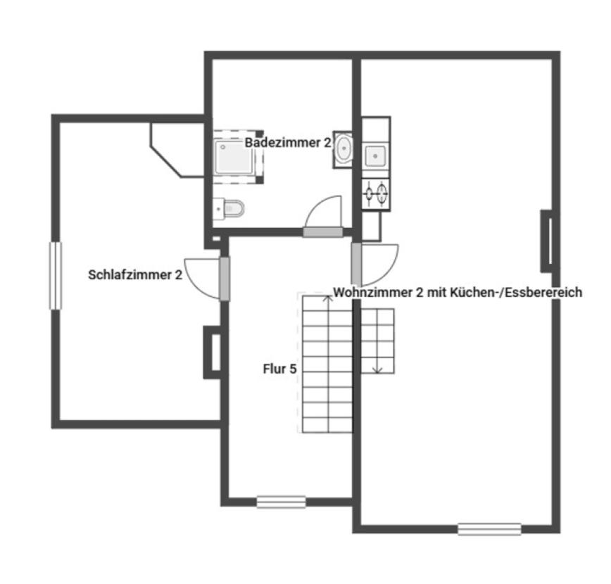 Grundriss Skizze 1.OG