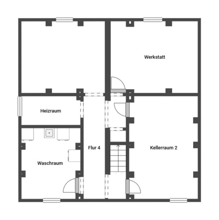 Grundriss Skizze UG