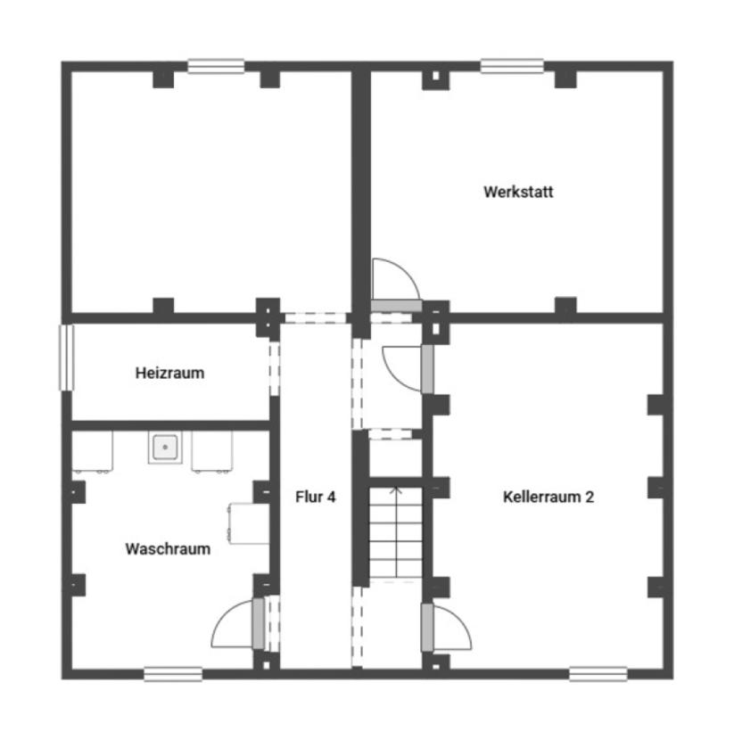 Grundriss Skizze UG