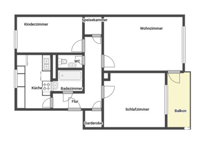 Grundriss Skizze