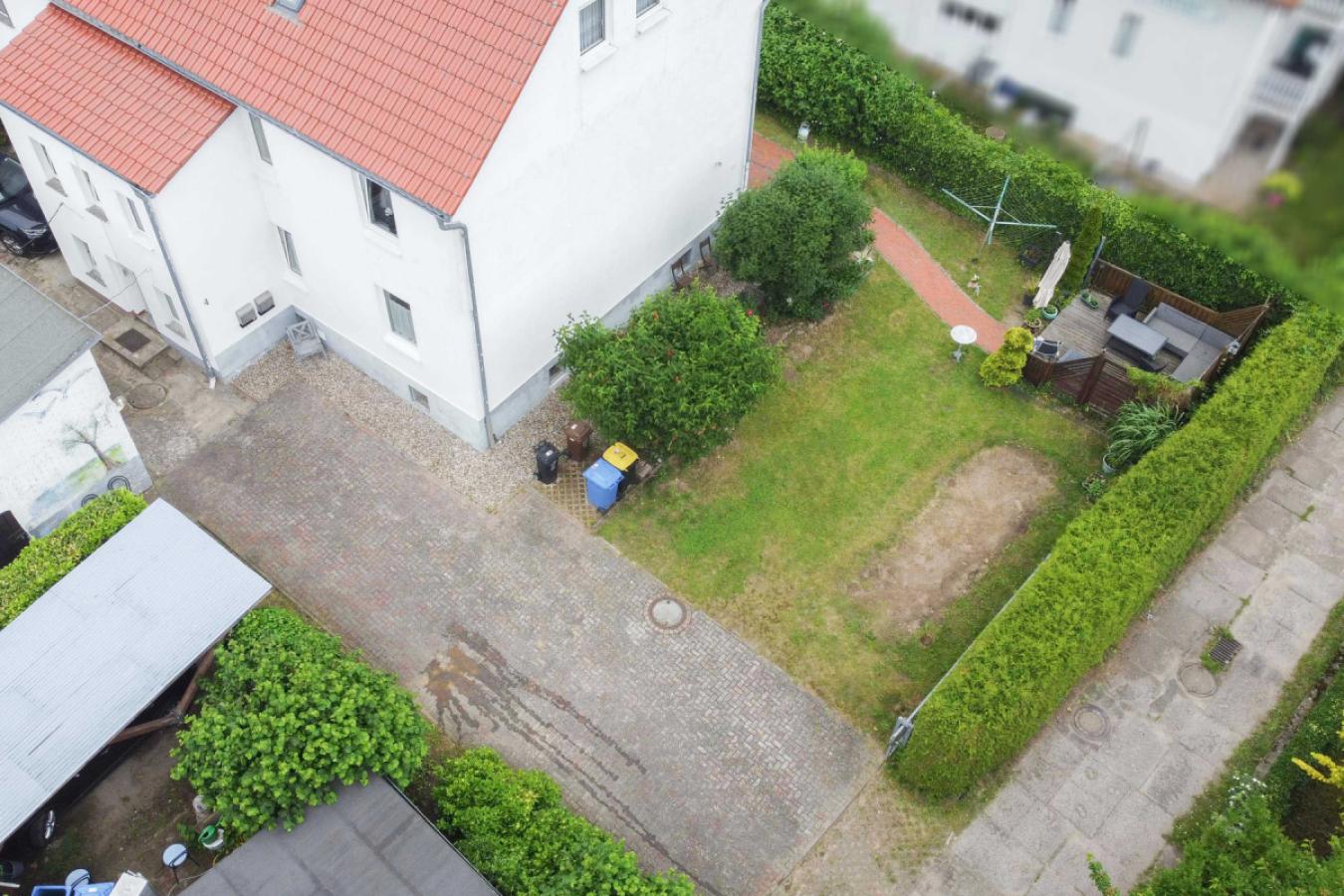 Grundstück von oben