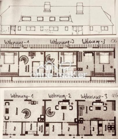 Aufteilungsplan - 3 Wohnungen