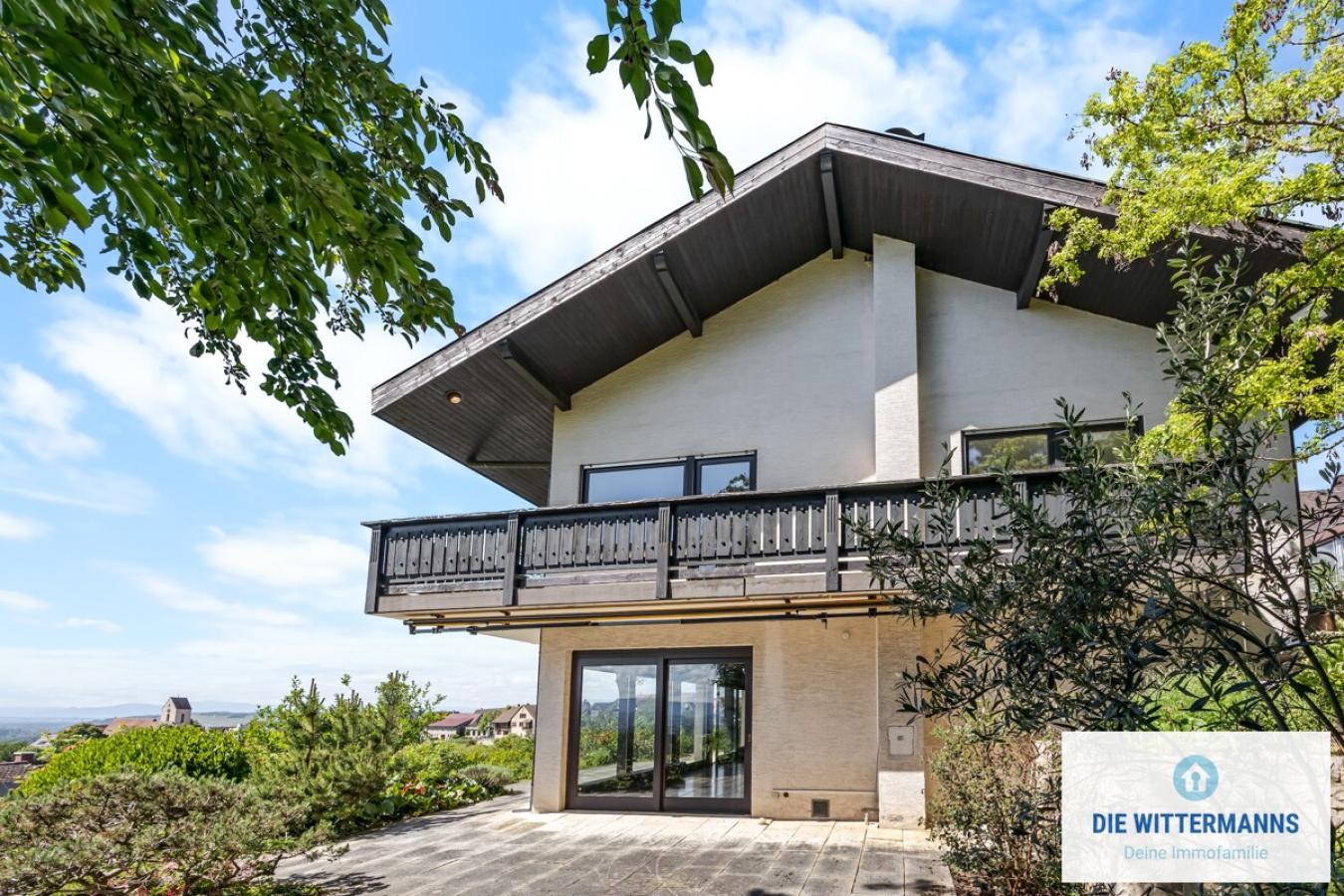 Blick aufs Haus