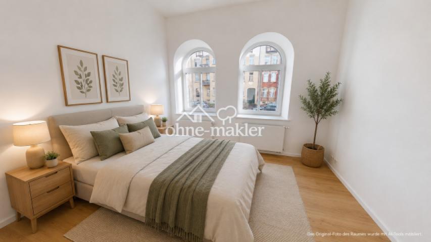 Schlafzimmer (AI-Möblierung)