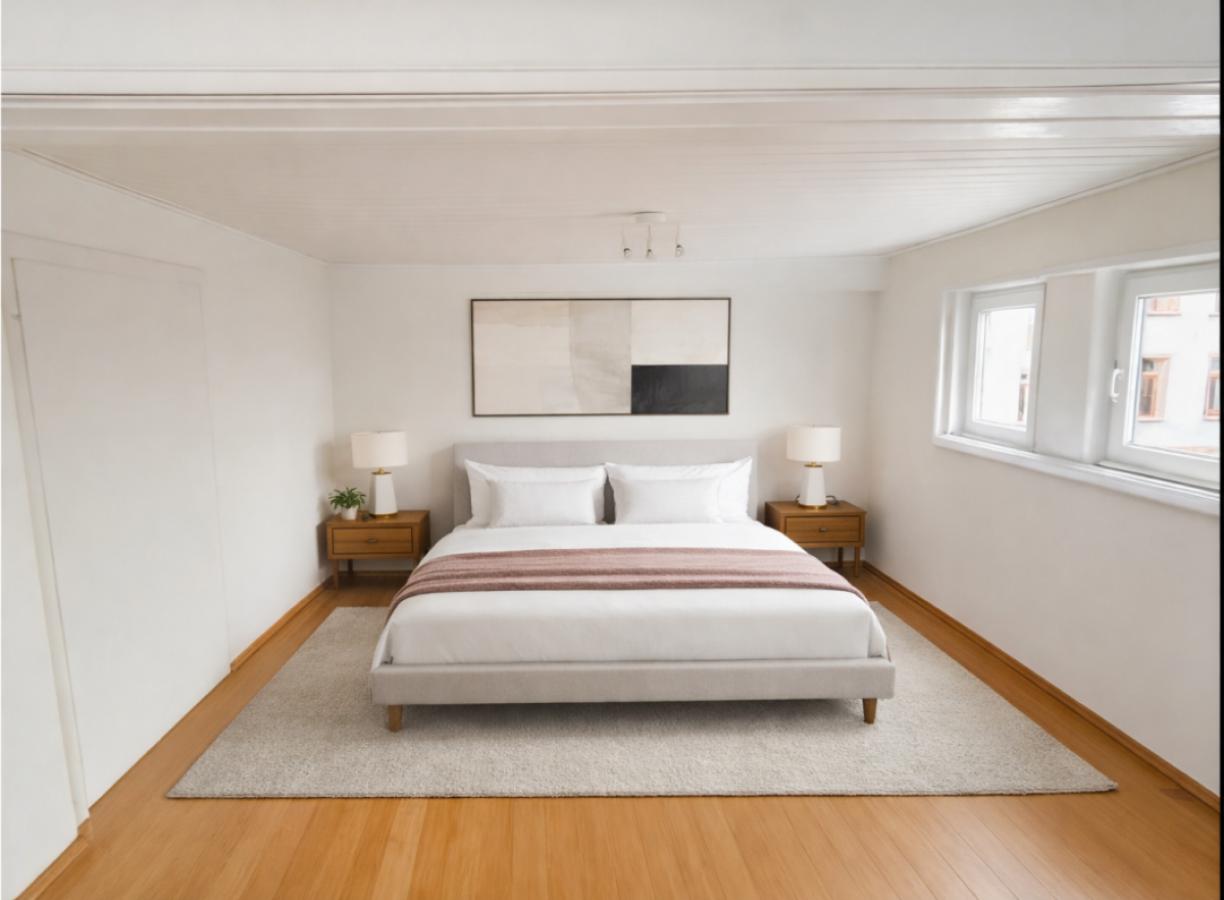 Schlafzimmer (KI Staging)