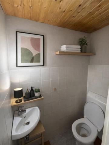 Gäste - Wc (KI Staging)