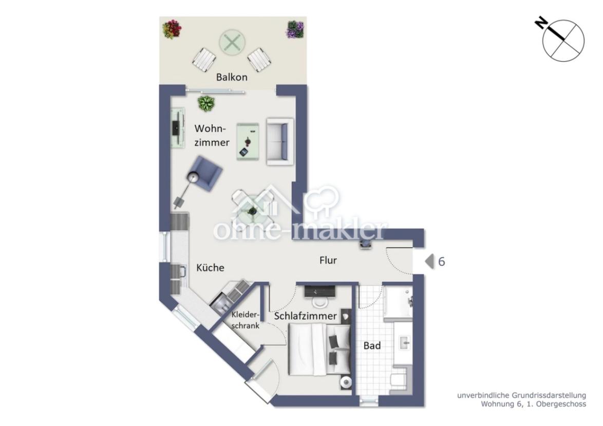 Grundriss Wohnung 06