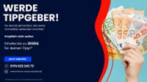 Werde Tippgeber und sichere dir bis zu 3000€