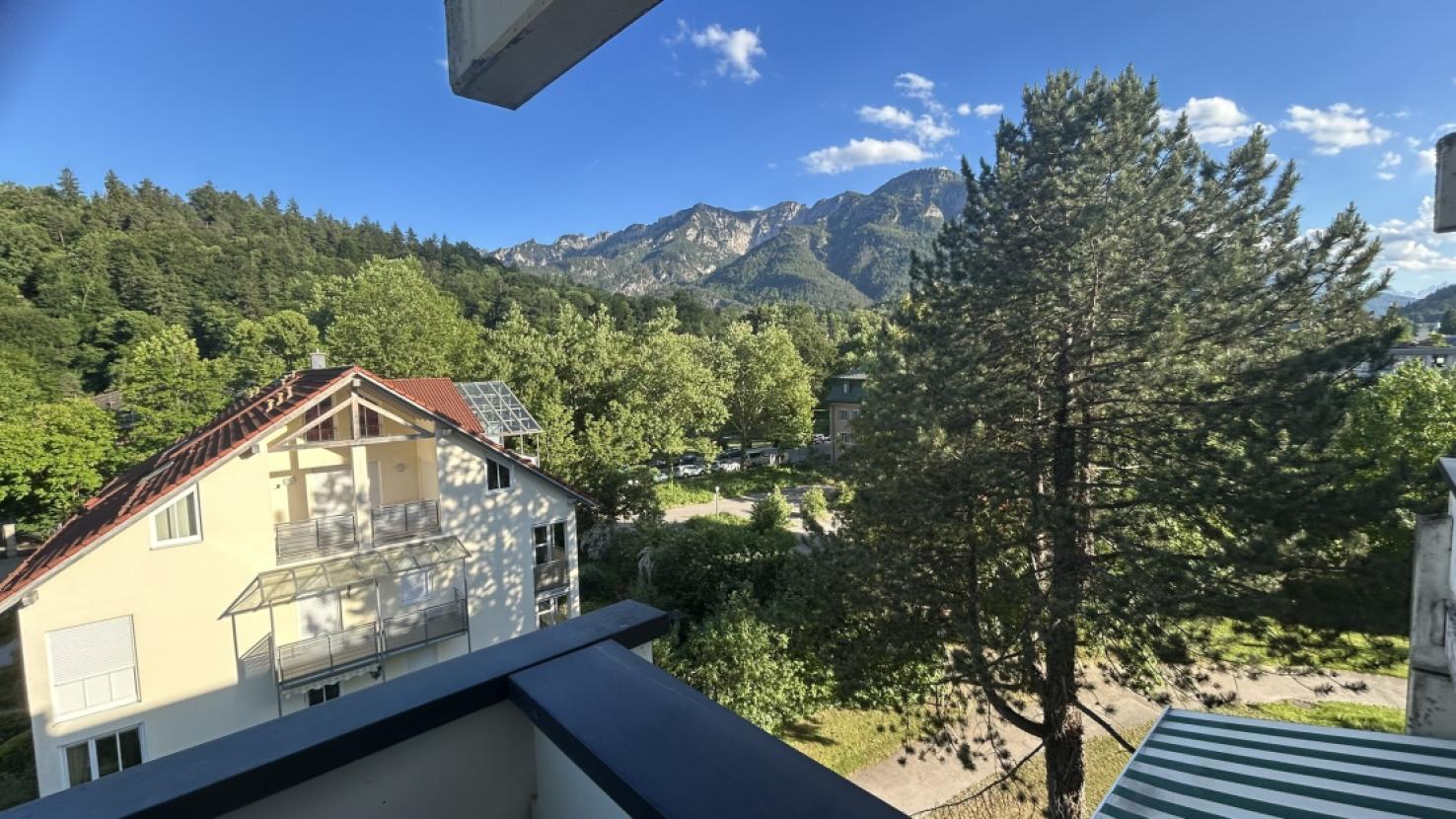 Blick vom Balkon