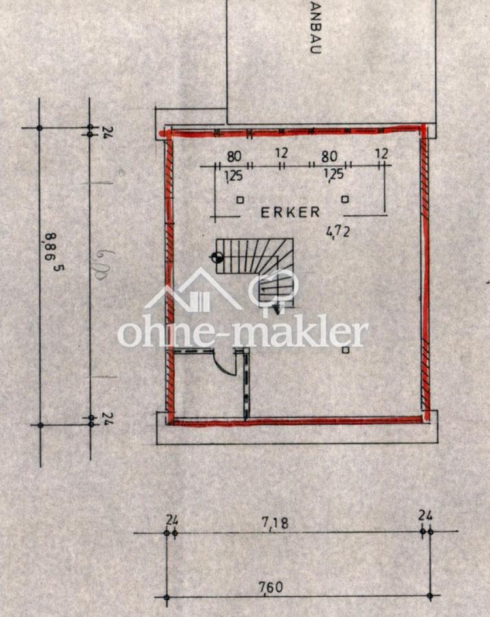 Grundriss Obergeschoss