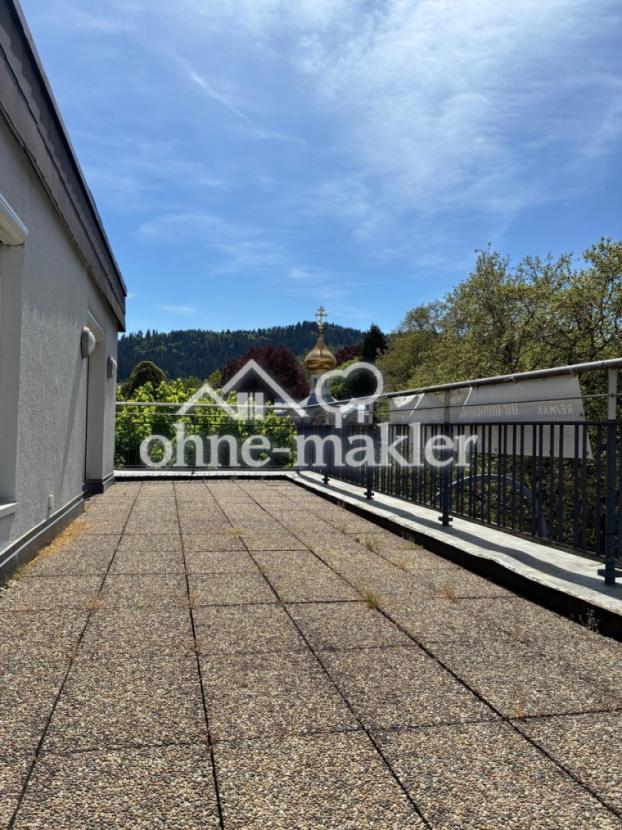 Dachterrasse Blick ins Grüne