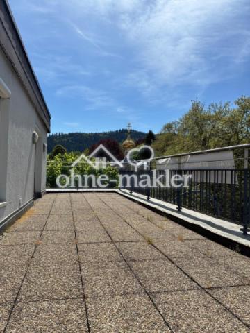 Dachterrasse Blick ins Grüne
