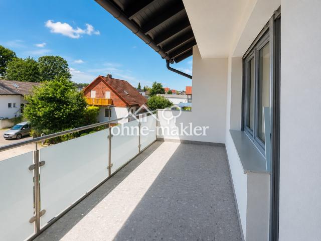 Überdachter Süd-West Balkon