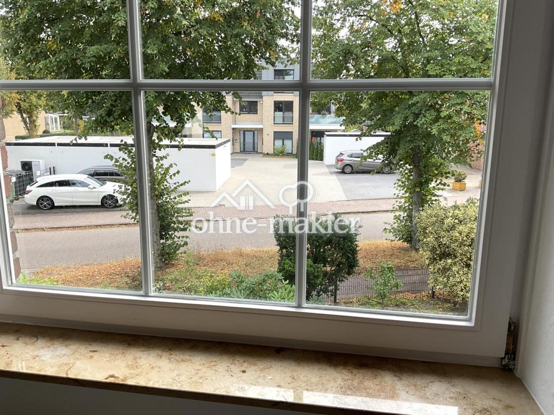 Blick aus dem Schlafzimmer
