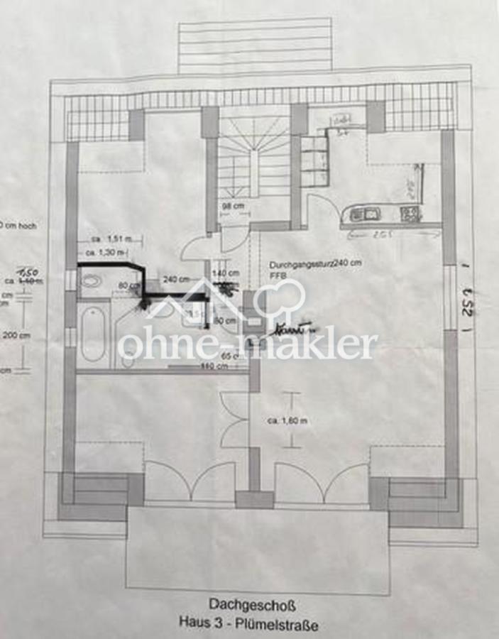 Grundriss Dachgeschoss