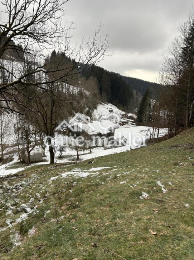 Blick von oben Winter 