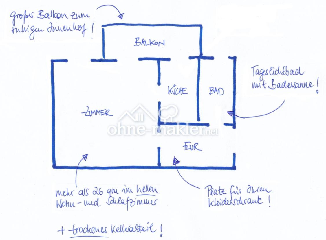 komfortabler Grundriss