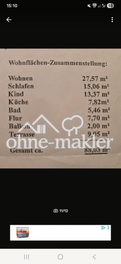 Raumaufteilung 