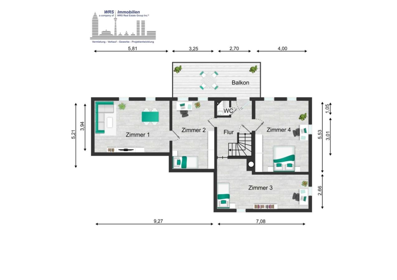 Grundriss 1 OG
