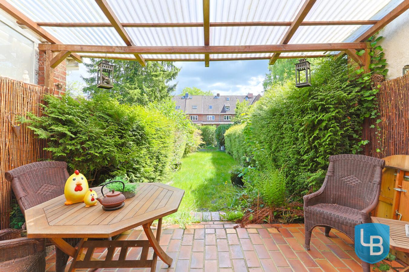 Überdachte Terrasse