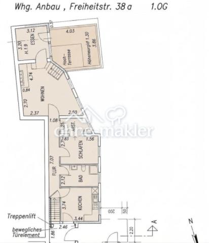 Grundriss (1. OG.Anbau)