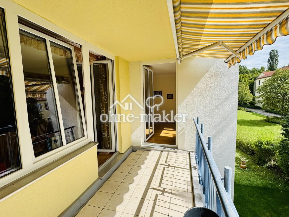 Blick aus der Wohnung