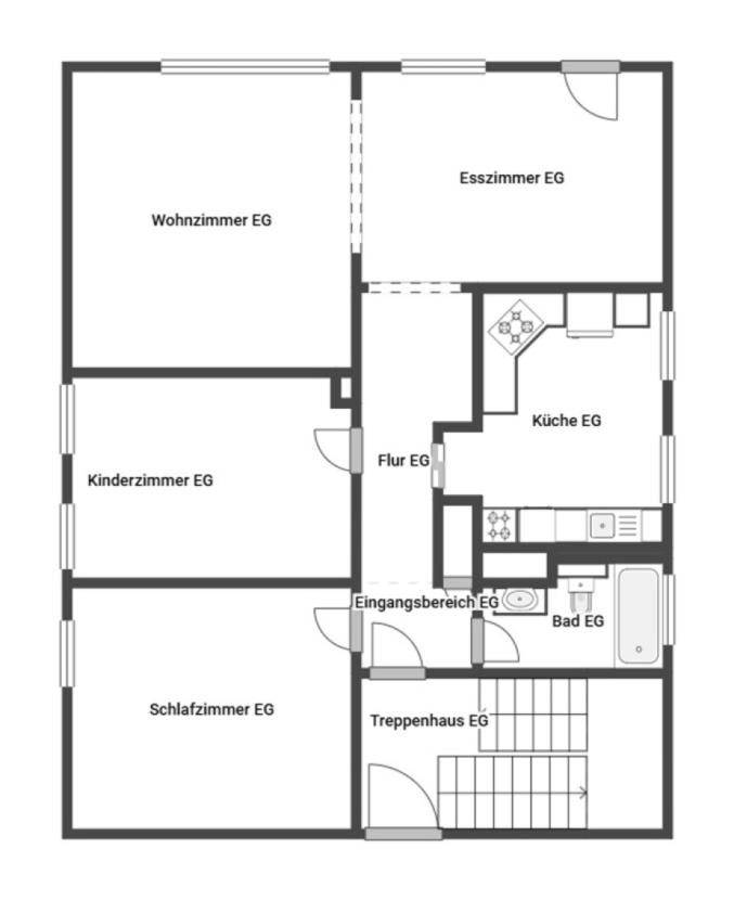 Grundriss Skizze EG