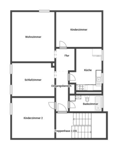 Grundriss Skizze 2.OG