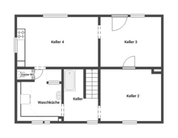 Grundriss Skizze UG