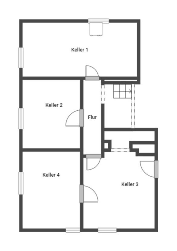Grundriss Skizze UG