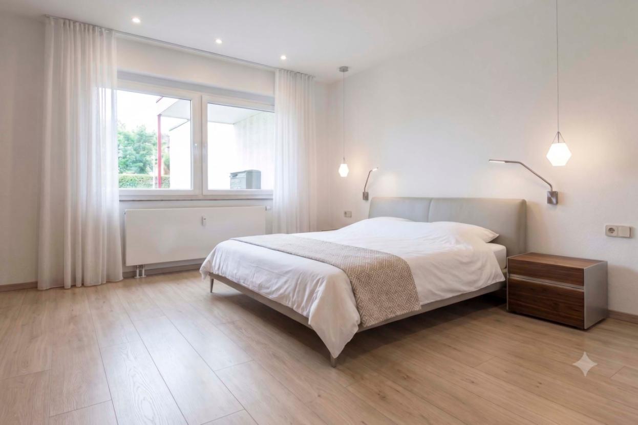 Schlafzimmer – Modernisiertes Raumbeispiel