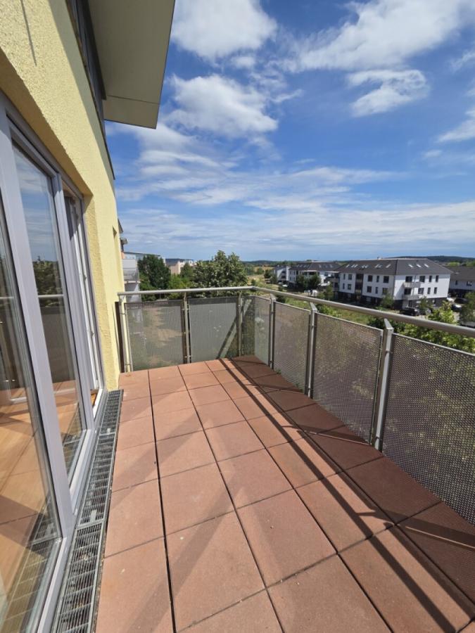 Ausblick vom Balkon