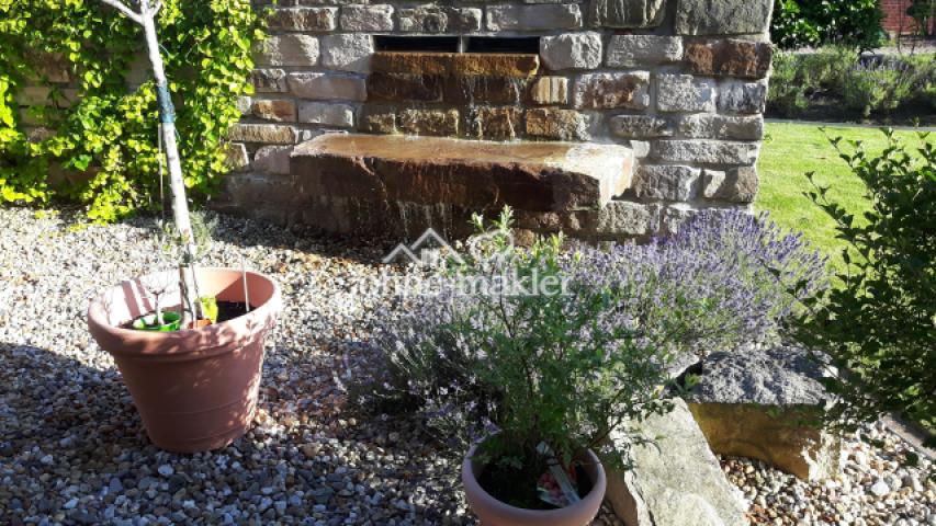 Brunnen an der Terrasse
