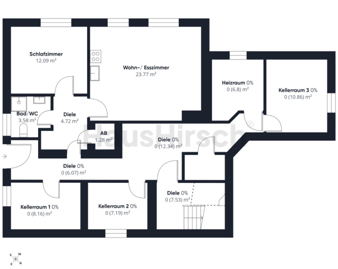 Grundriss Untergeschoss