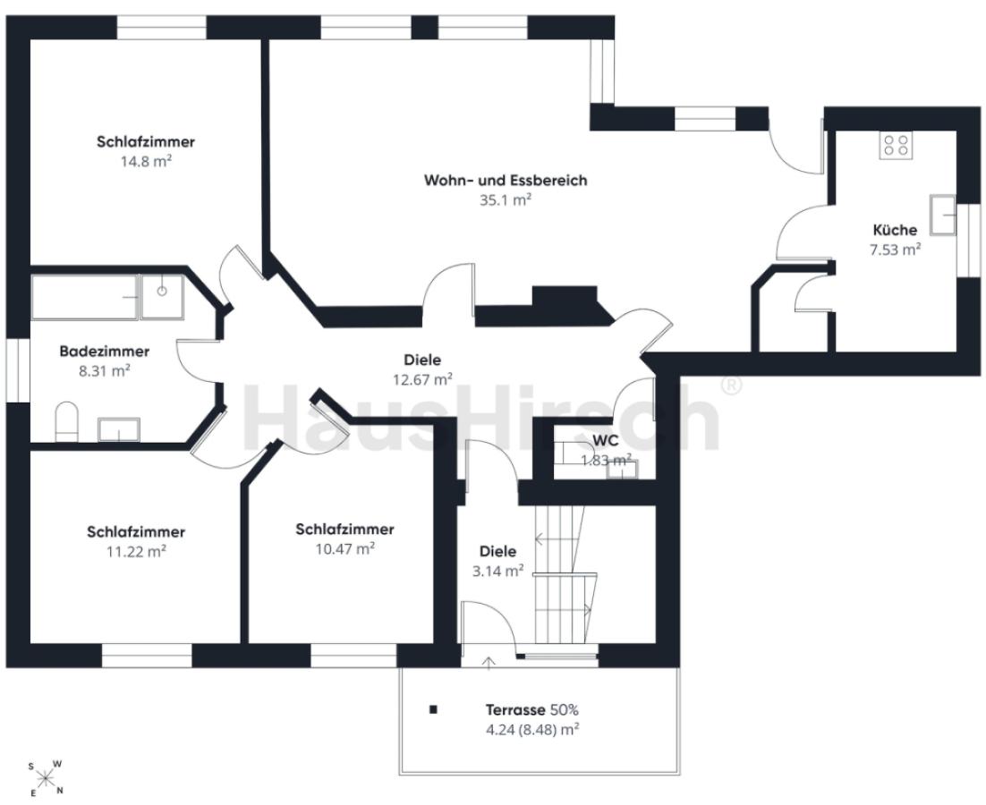 Grundriss Erdgeschoss
