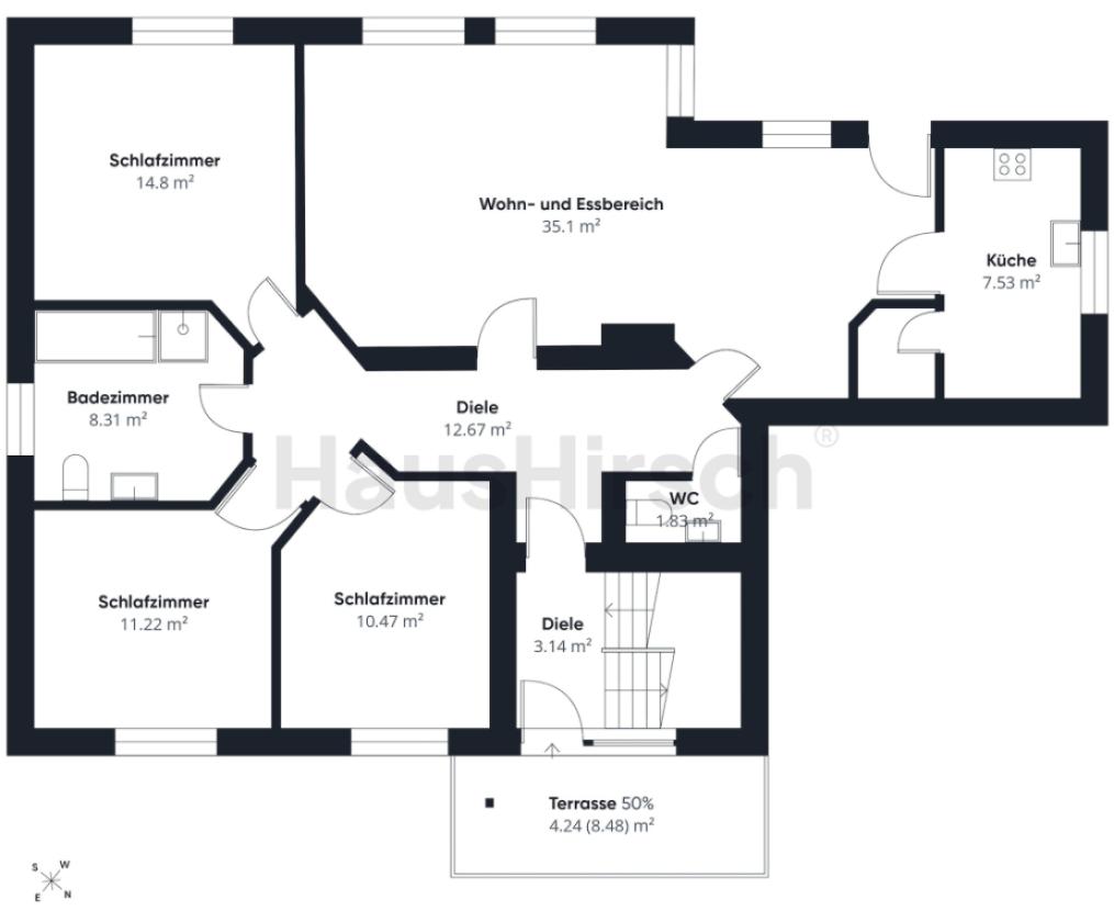 Grundriss Erdgeschoss