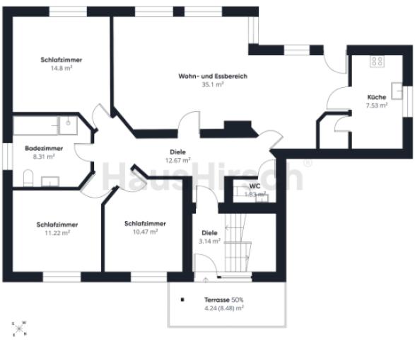 Grundriss Erdgeschoss