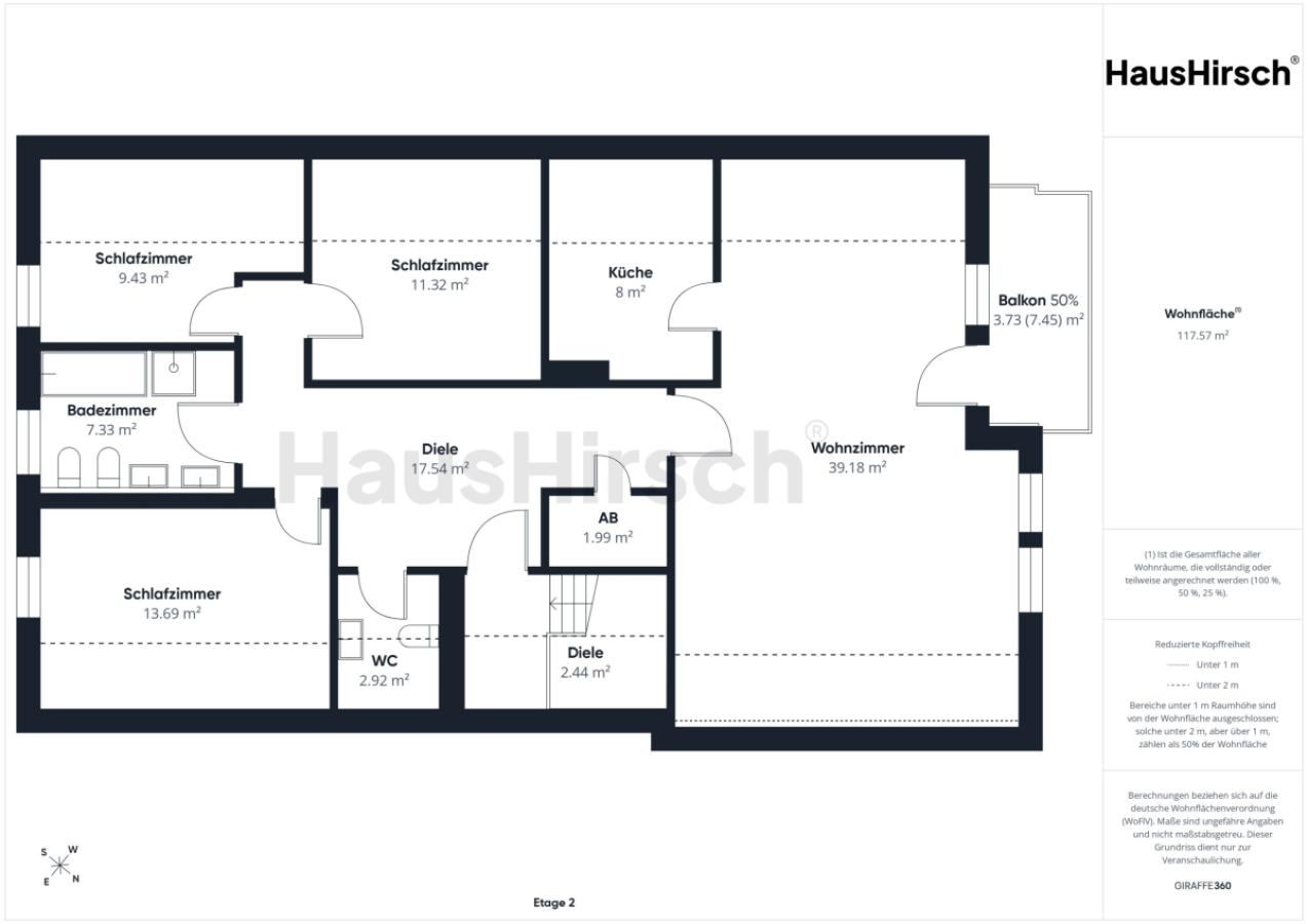 Grundriss Dachgeschoss
