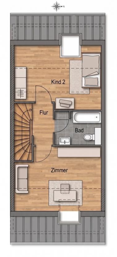 Grundriss Dachgeschoss