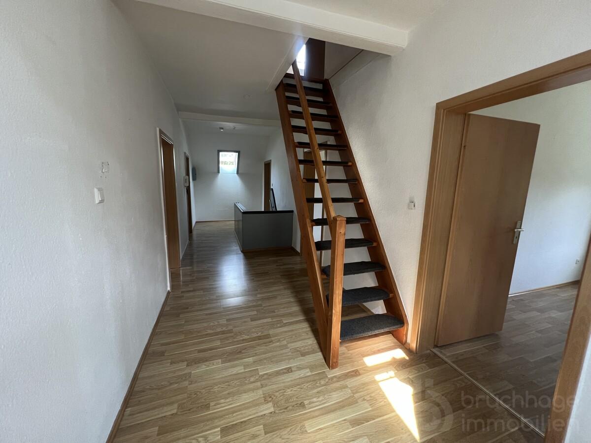 Treppe zum Spitzboden