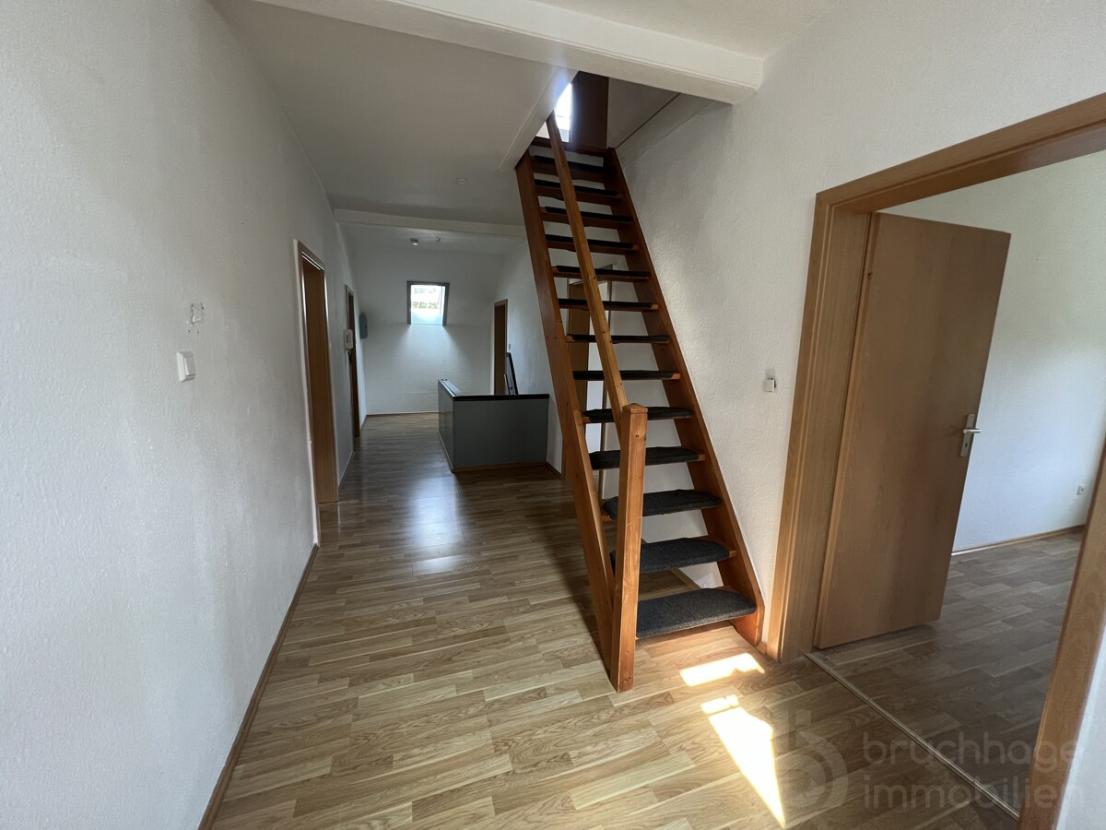 Treppe zum Spitzboden