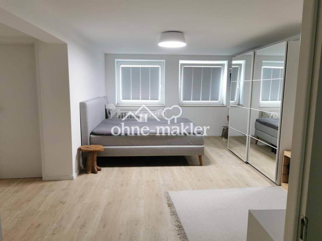 Schlafzimmer im Souterrain