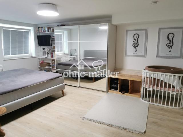 Schlafzimmer im Souterrain