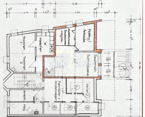 Grundriss Souterrain